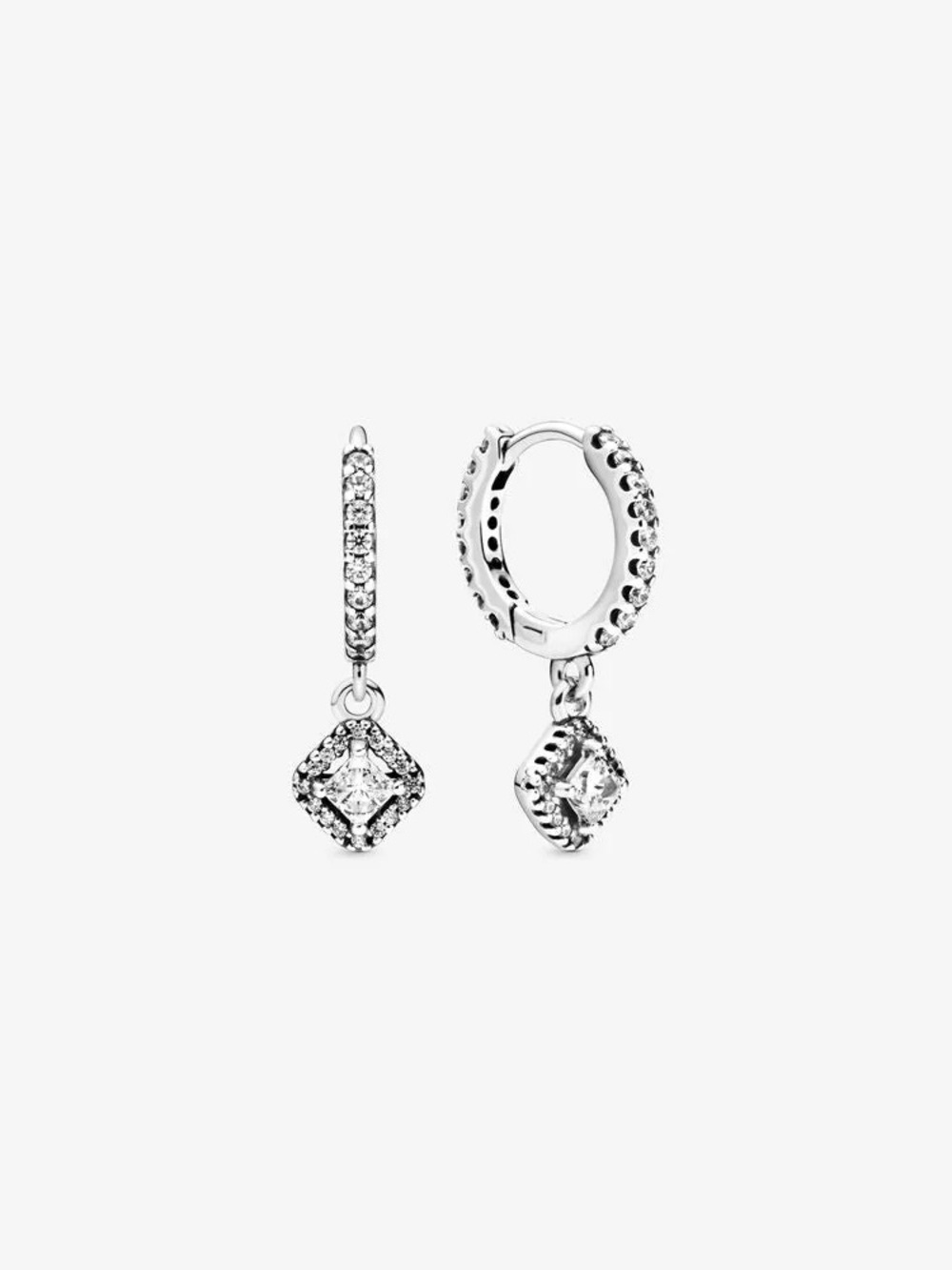 Pandora pavé dangle hoop style